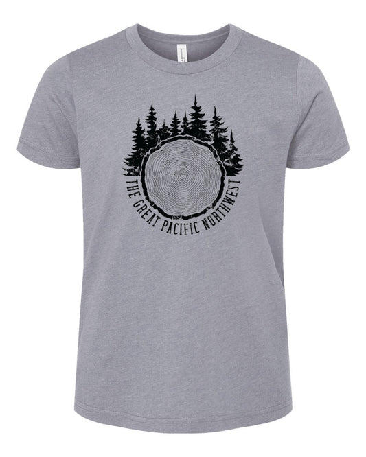 Tree Rings Kid's Fan Fav Tee