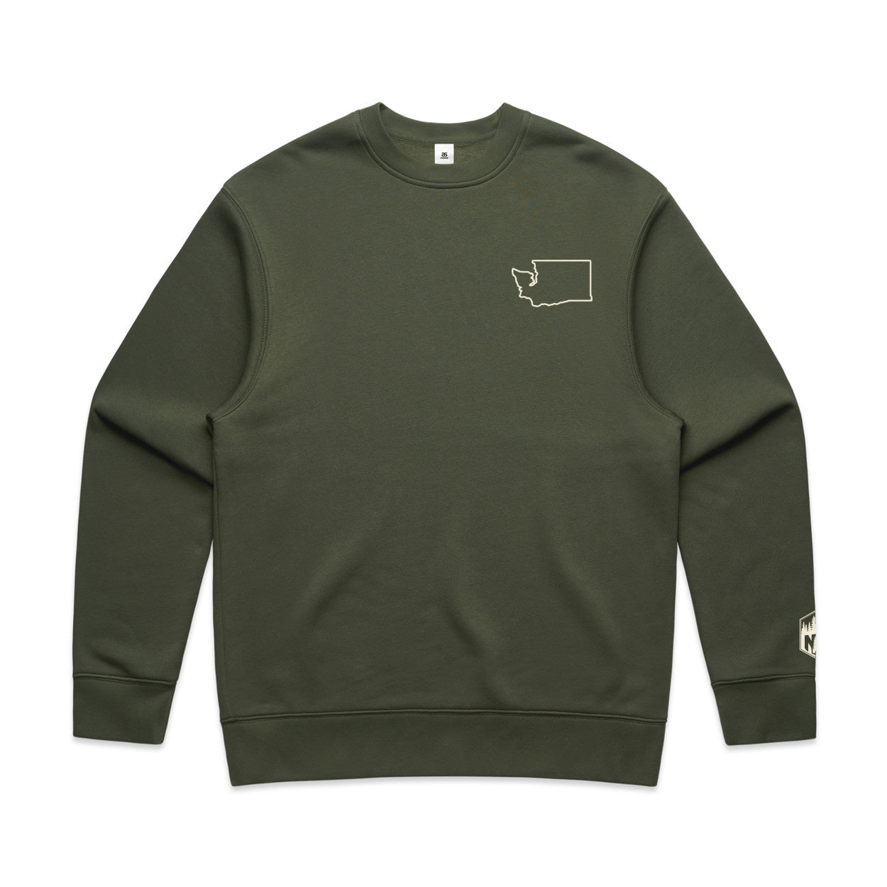 Washington Outline Crewneck