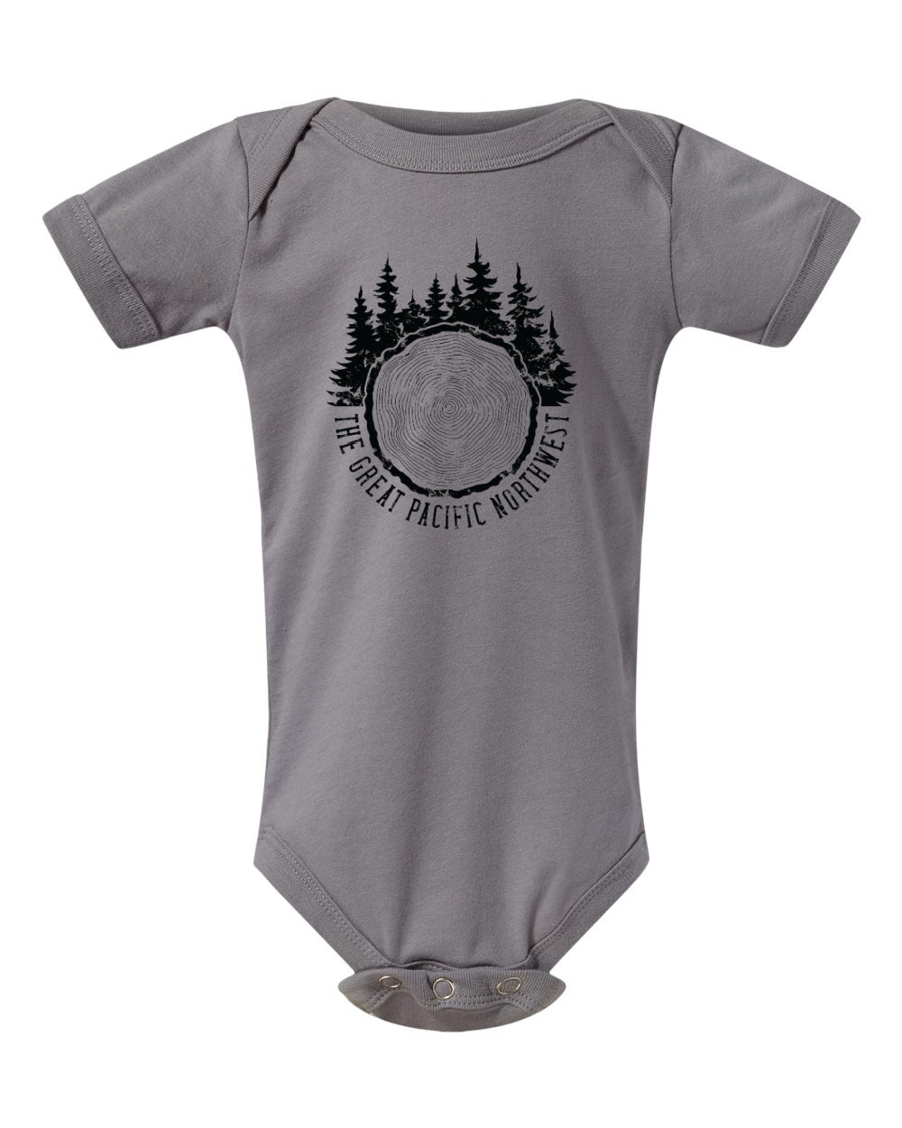 Tree Rings Onesie