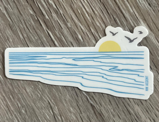 Sunset Serenity Sticker